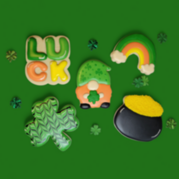 St. Patrick's Day themed cookies by Mary Ann Lewandowski