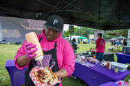 vendor at Juneteenth event