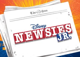 Newsies Jr logo for show promotion
