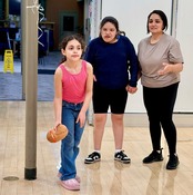 Specialized Recreation participants playing hot potatoe