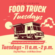 A graphic that says Food Truck Tuesday
