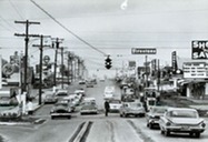 Historical photo of Bellevue Way of Main, circa 1960s