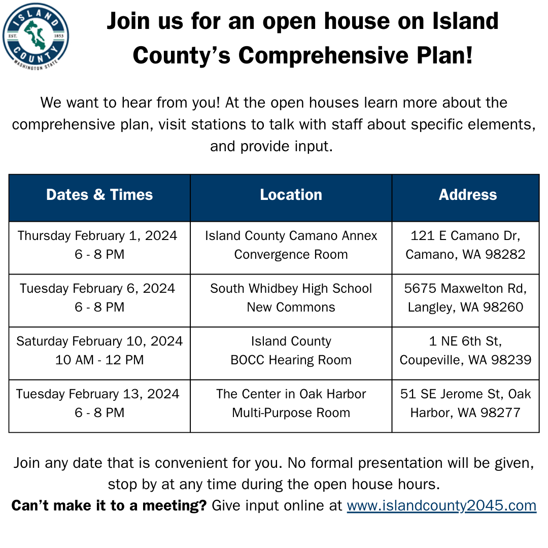 February 2024 Open House Flyer