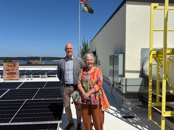 Commissioner Bacon and Representative Rick Larsen