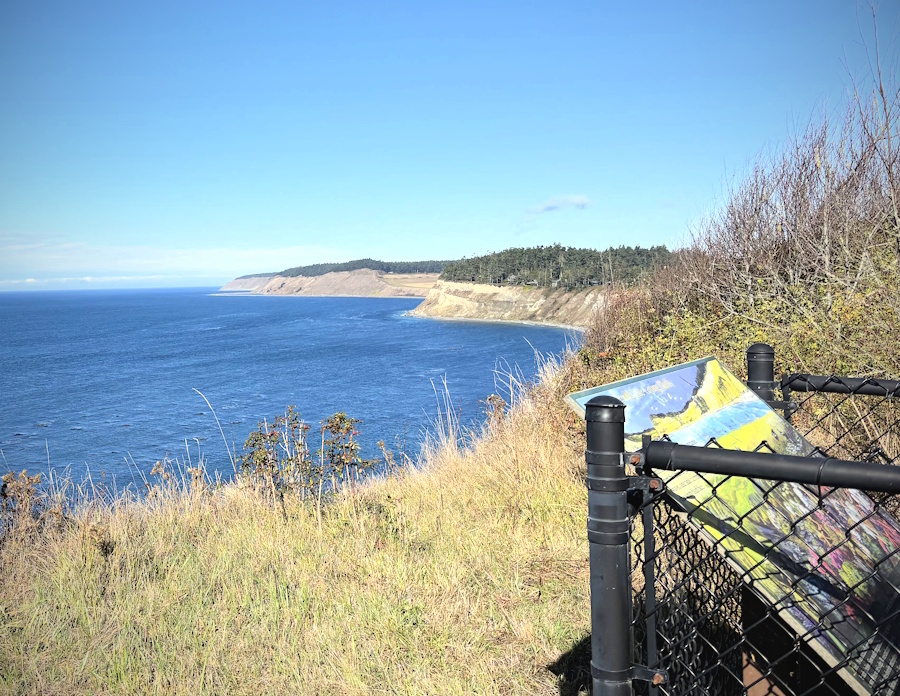 Ebey's Landing and Strait of Juan de Fuca from Admiralty Inlet Preserve