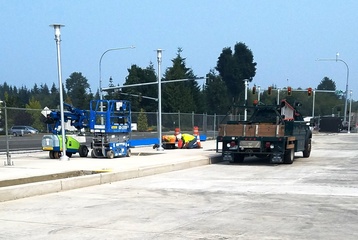 Swift station beginning installation at Seaway