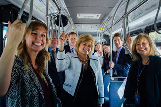 FTA Visit and Swift Green Line Ride