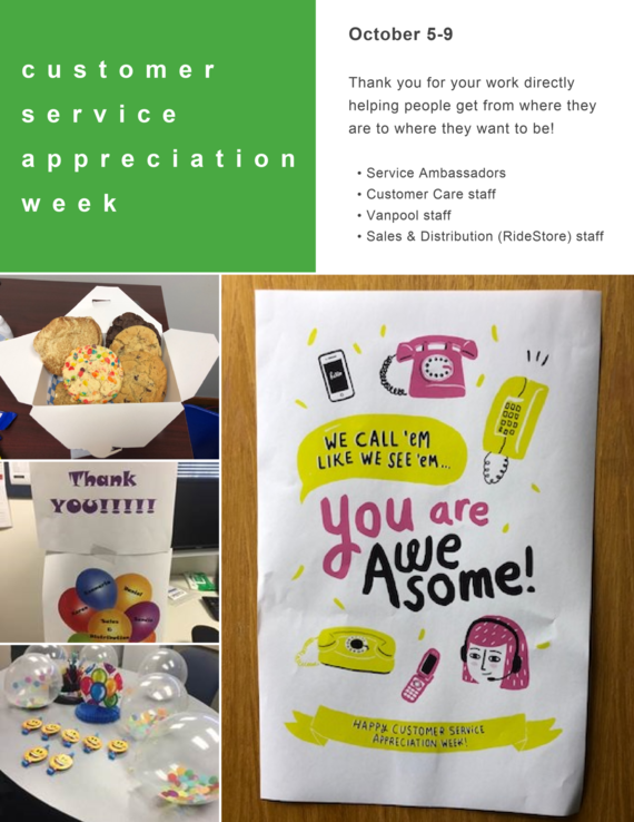 2020 Customer Service Appreciation Week