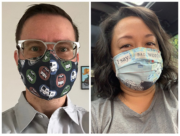 Masks that care, not scare