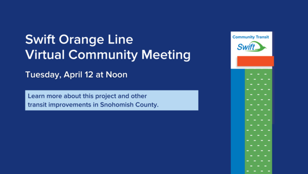 Swift Orange Line Virtual Community Meeting