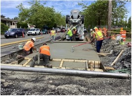 Crews continue to work on upgrades along 33rd Ave W.