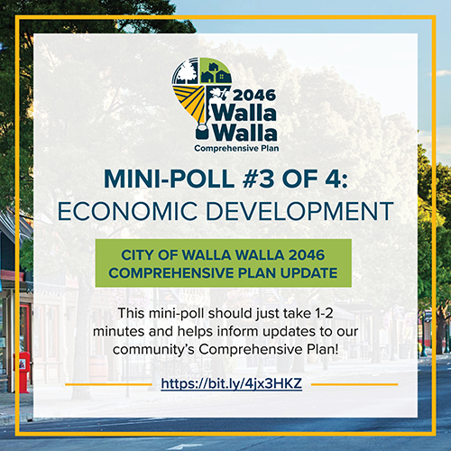 This mini-poll should just take 1-2 minutes and helps inform updates to our community's Comprehensive Plan - bit.ly/4jx3HKZ
