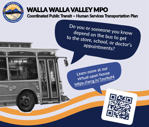 Walla Walla Valley MPO Coordinated Public Transit - Human Services Transportatino Plan - https://arcg.is/1mrbzf4