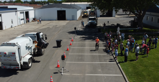 Public Works Week Garbage Truck