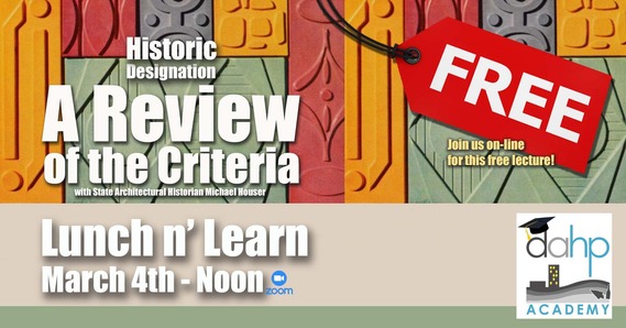 March 4th Review of Criteria Lunch N Learn
