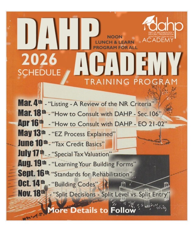 DAHP Academy Calendar
