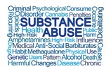 Substance abuse and associated words