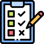Evaluation check list icon 