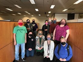 Picture of records management team members