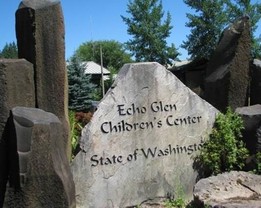 Echo Glen's entry sign.