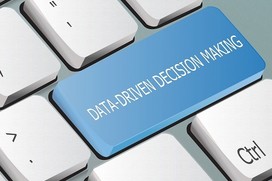 Data-Driven Decision Making written on the keyboard button