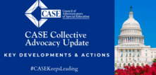  CASE Collective Webinar Leading in Light of Current Circumstances logo with a photo of the capital 