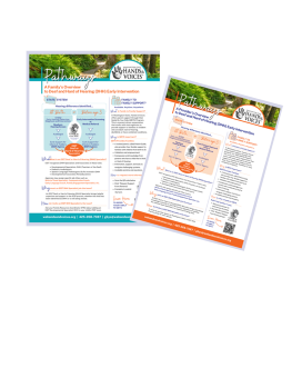 Screenshots of the Pathways to Support Services handout. 