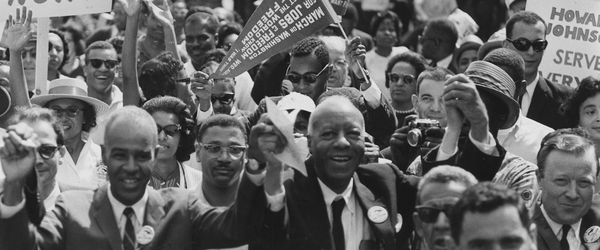 Civil Rights march on Washington D.C., 1963.