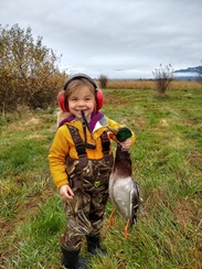 child waterfowl hunting