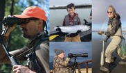 Hunting, fishing, wildlife viewing photo collage