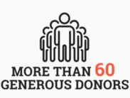 An infographic showing that there are more than 60 donating businesses in the 2026 Trout Derby