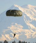 Parachute over Mt. Rainier