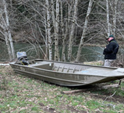 Nisqually river boat