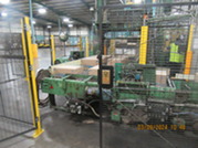 fence surrounding paper packing machine
