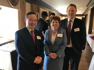 Consul Gen Yamada with Lisa Brown and  Chris Green
