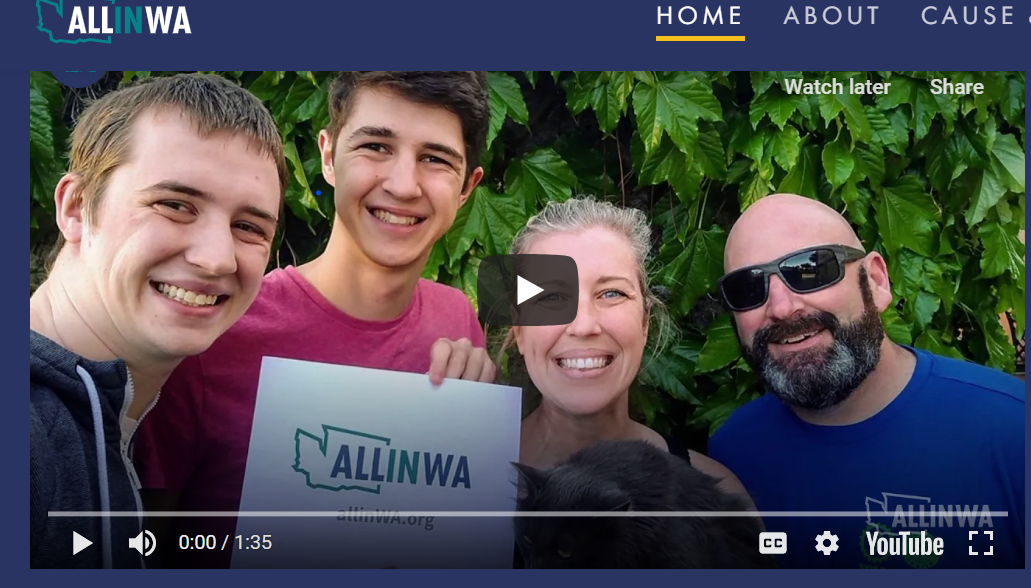 All in WA home page image