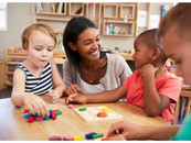 photo of children at a child care center