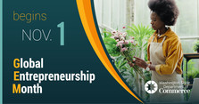 Global Entrepreneurship Month 2021 banner