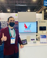 Parrots Inc company person at CES 2022 photo