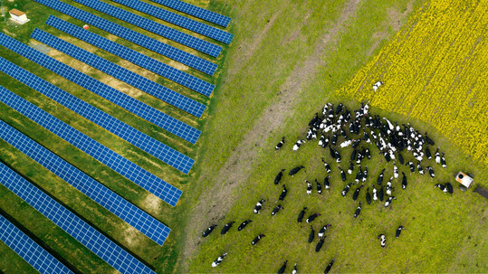 Photo suggesting rural clean energy innovation