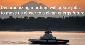 Screenshot from Corvus energy video about decarbonizing maritime