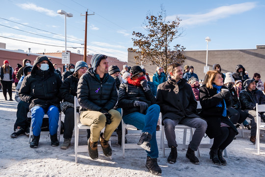 Photo from Spokane Homeless Memorial December 2022