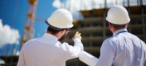 Photo of engineers at a construction site