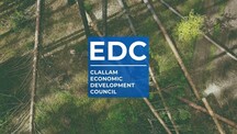 Clallam EDC logo with trees