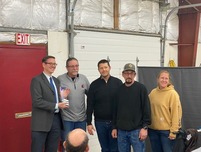 Waitsburg official accepting Governor Smart Communities Award