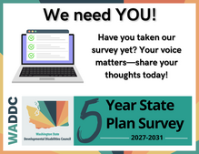 WADDC 5 year state plan survey