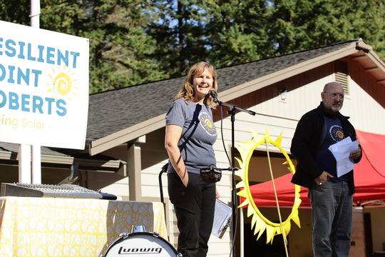 Shauna Sylvester with Resilient Point Roberts! And Stephen Falk with Point Roberts Parks and Recreation