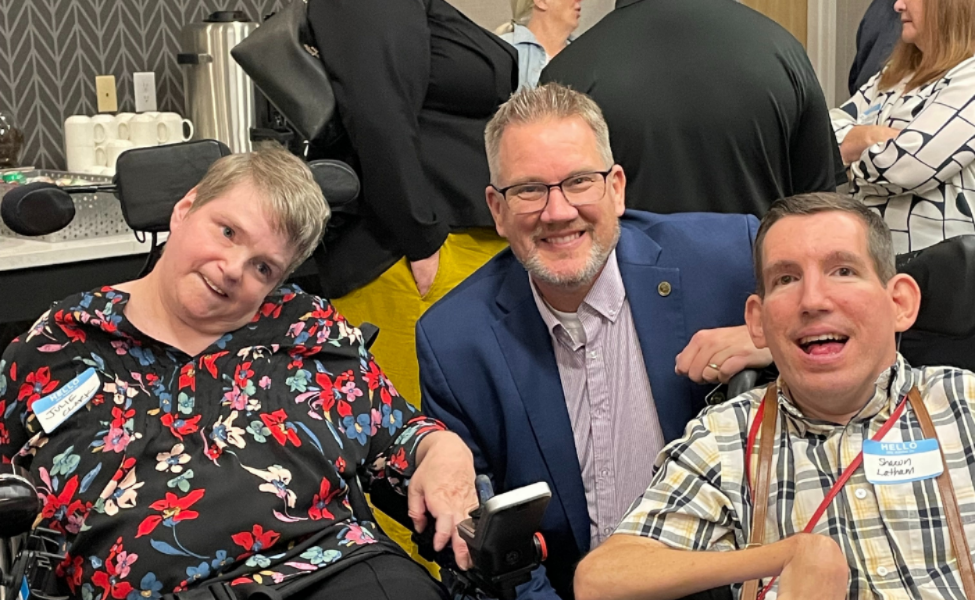 DD Council Member Julie Clark, 39th District Representative Sam Low, and Allies in Advocacy Executive Director Shawn Latham