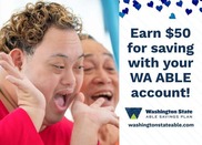 ABLE $50 match incentive promotional image