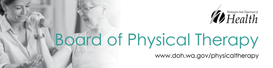 Board of Physical Therapy banner